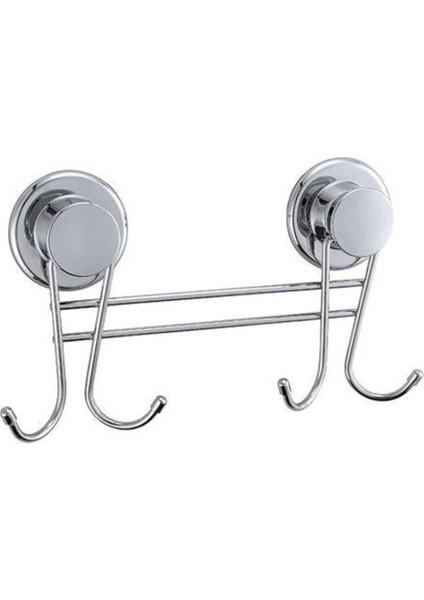 Yapışkanlı 4'lü Askı, Dayanıklı Metal Tasarım, Pratik ve Şık Düzen Sağlayıcı