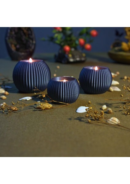 Modern Tealight Mumluk Seti, Şık ve Dekoratif Ev Aksesuarı, Hediye Seçenekleriyle. fırsatları