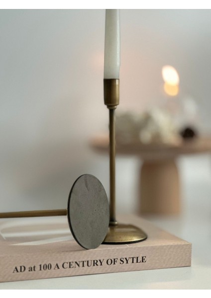 2'li Metal Eskitme Şamdan Mumluk Seti, Şık ve Doğal Tasarım fırsatları