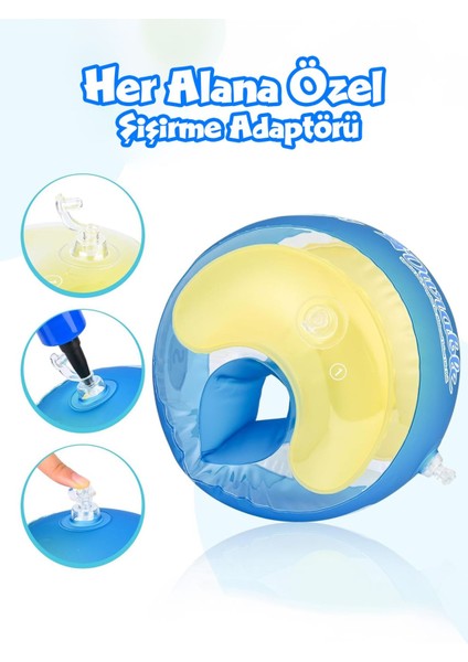 Miniklere Konforlu Yüzme Yardımcısı 1-4 Yaş Mavi Kolluk fiyatları