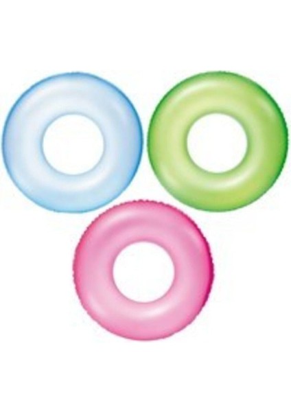 91 cm Neon Renk Can Simidi, Buzlu ve Canlandırıcı Tasarım