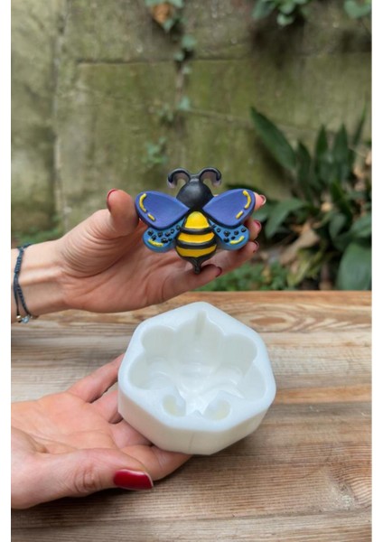 Beyaz 2d Arı Silikon Mum Kalıbı, El Yapımı Dekoratif Mumlar Için Ideal Seçenektir