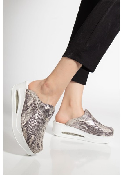 Yılan Desen Kadın Sabo Airmax Taban Tam Ortopedik Anatomik Hastane, Doktor, Hemşire, Aşçı Terliği fiyatları