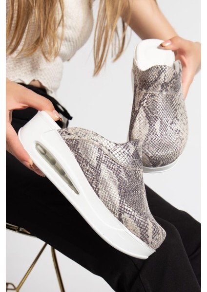 Yılan Desen Kadın Sabo Airmax Taban Tam Ortopedik Anatomik Hastane, Doktor, Hemşire, Aşçı Terliği modelleri