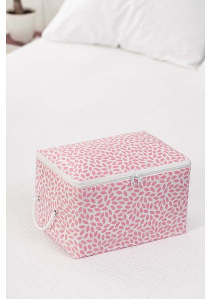 Yaprak Desenli Pudra Küçük Boy Baza Altı ve Valiz Düzenleyici Seti modelleri