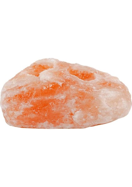 Turuncu Renkli Doğal Himalaya Tuzlu Ikili Mumluk Seti 2-3 kg