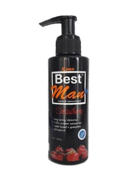 Sens Ankara Best Man Büyük Boy Çilekli Jel 150 ml