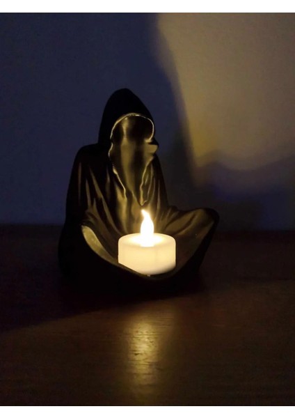 Şık Siyah Assassin's Creed Temalı Tealight Mum Standı Ev Dekorasyonu fiyatları