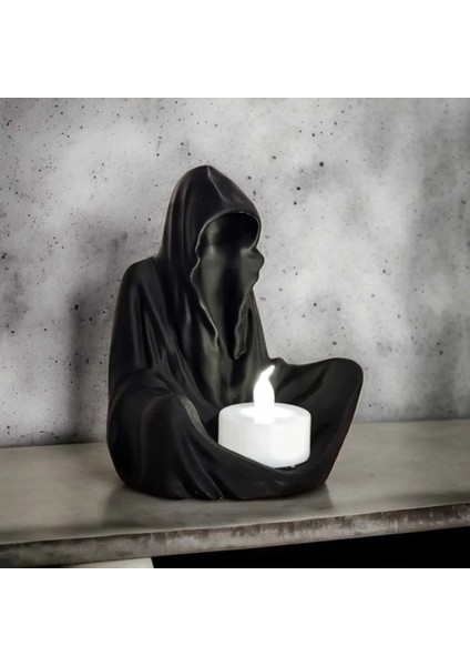 Şık Siyah Assassin's Creed Temalı Tealight Mum Standı Ev Dekorasyonu fırsatları