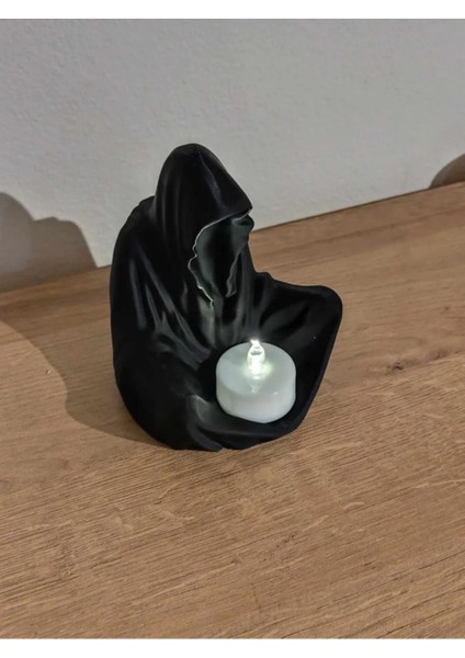 Şık Siyah Assassin's Creed Temalı Tealight Mum Standı Ev Dekorasyonu indirimleri