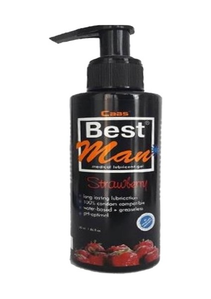 Cabs Bestman Büyük Boy Çilekli Güçlü Jel 150 ml