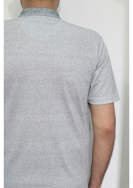 Fistan Store Erkek Desenli Klasik Kesim Rahat Kalıp Tek Cepli Polo Yaka T-Shirt fırsatları