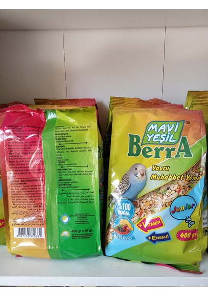 Yavru Muhabbet Kuş Yemi 400 gr 2'li
