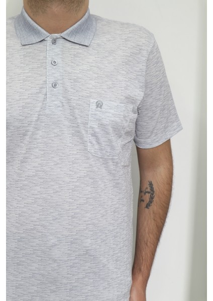 Fistan Store Erkek Desenli Klasik Kesim Rahat Kalıp Tek Cepli Polo Yaka T-Shirt fiyatları