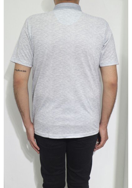 Fistan Store Erkek Desenli Klasik Kesim Rahat Kalıp Tek Cepli Polo Yaka T-Shirt modelleri
