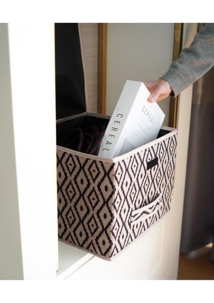 3'lü Bohe Çok Amaçlı Kapaklı Kutu Seti, Mini Raf Düzenleyici modelleri