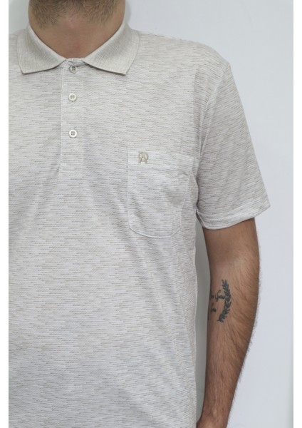 Fistan Store Erkek Desenli Klasik Kesim Rahat Kalıp Tek Cepli Polo Yaka T-Shirt fiyatları