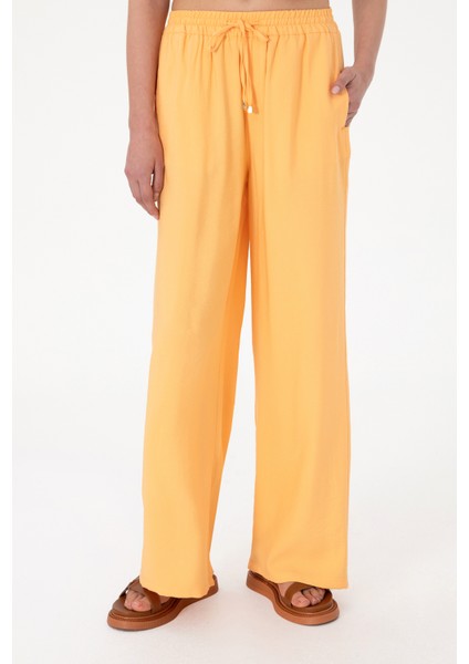 Turuncu Kadın Loose Fit Pantolon DMK.2107035ECOLE. fırsatları