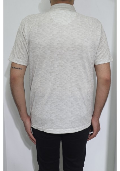 Fistan Store Erkek Desenli Klasik Kesim Rahat Kalıp Tek Cepli Polo Yaka T-Shirt modelleri