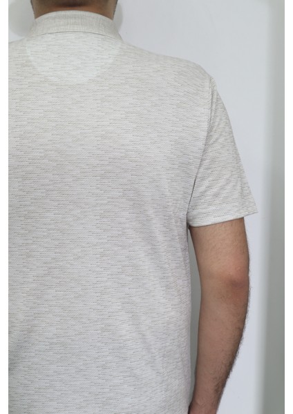 Fistan Store Erkek Desenli Klasik Kesim Rahat Kalıp Tek Cepli Polo Yaka T-Shirt fırsatları