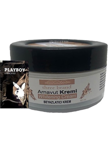 Arnavut Kremi Whitening Cream Bölgesel Aklık Kremi 50 ml + 1 Tane Hediye Jel