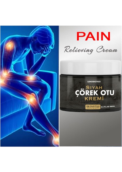 Siyah Çörek Otu Kremi / 2 Adet Ağrılarınıza Hızlıca Doğal Çözüm! 100 ml Krem - Secenek_variant_property : 2li fiyatları