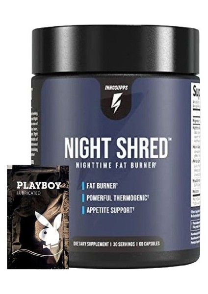 Night Shred Nighttime Fat Burner 60 Caps + 1 Hediy.e Jel ASMX2-2:0034