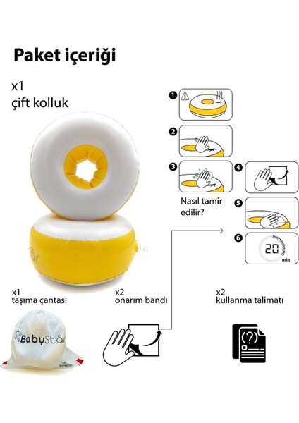 Çocuklar Için Yüzme Kolluğu, Süngerli Deniz Güvenliği, Başlangıç Seviyesi Yüzme Ekipmanı fiyatları