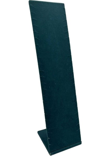 Haki Yeşil Süet Ayaklı Takı Sergileme Standı 40/10 cm