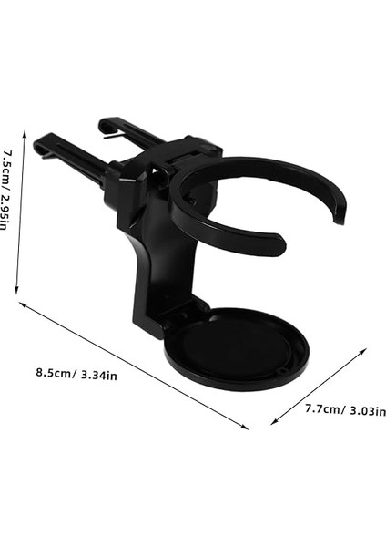 Katlanabilir Özelliğe Sahip Araba Bardak Tutucu Evrensel Şişe Tutucu Güvenli Tüm Bardak Boyutlarına Uygun fırsatları