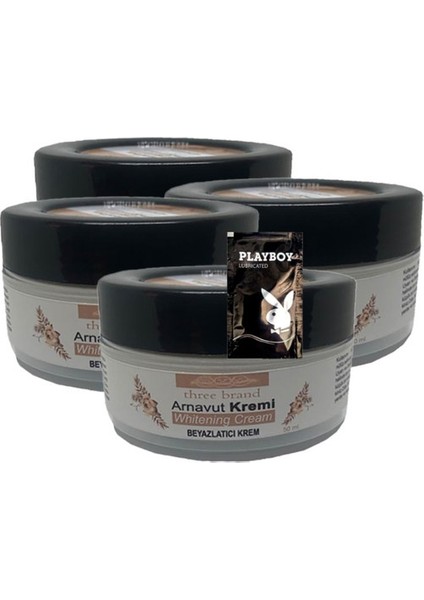ASILKOZ2-2:0419 2 x 2 Arnavut Kremi Whitening Cream Bölgesel Aklık Kremi 50 ml + 1 Tane Hediye Jel