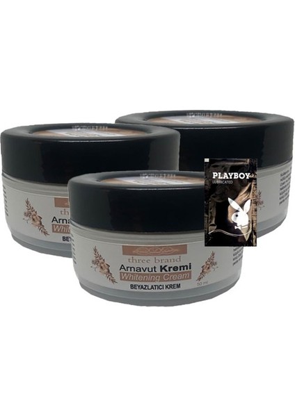 Arnavut Kremi Whitens Cream 3'lü Adet Kremi 50 ml + 1 Adet Jel Hediye