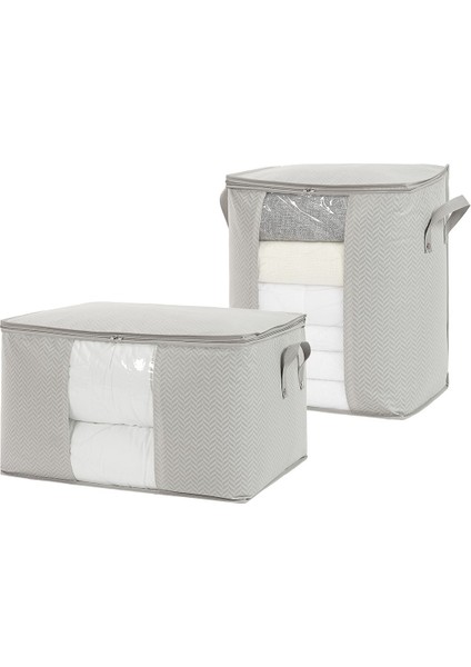 2'li Gri Balıksırtı Yastık Yorgan Takımı, Şık ve Rahat Kullanım Sağlar fiyatları