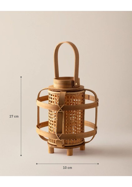 Lively Büyük Fener, Doğal Görünümlü Şık Dekoratif Aydınlatma Ürünü