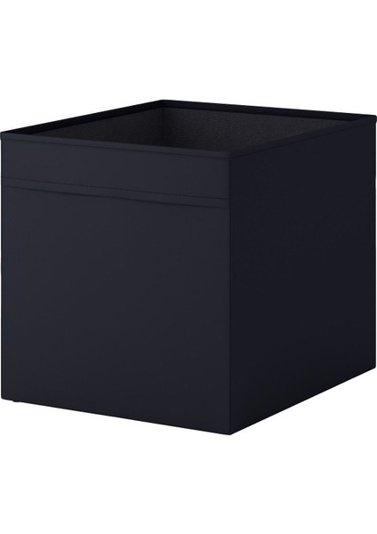 Şık Kulplu Oyuncak ve Organizer Kutusu, 33X38X33 Cm, Modern Siyah Renk