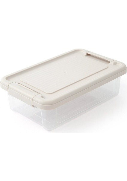 Şeffaf 3'lü 9 Lt Kilitli Saklama Kutusu Seti, Pratik ve Güvenli Saklama Çözümü fırsatları