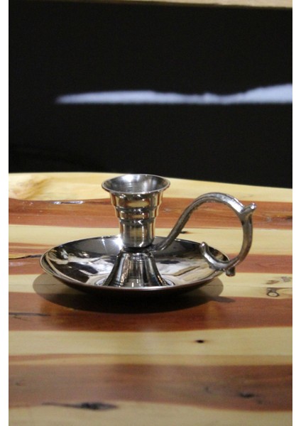 Bakır Elit Mumluk Şinanay El Şamdanı Kendinden Iğneli Mum Hediyeli modelleri