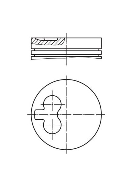 Motor Piston Segman Std PARTNER-BERLINGO-P205-P306-P405-EXPERT-J5-XSARA 1.9 Xud9 83.00 Çap Almla