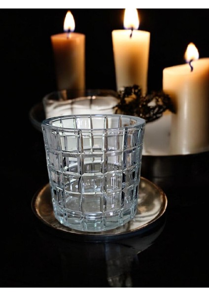 Şeffaf Kristal Cam Vazo ve Mumluk, Salon Masa Üstü Dekor, Zarif Tasarım modelleri