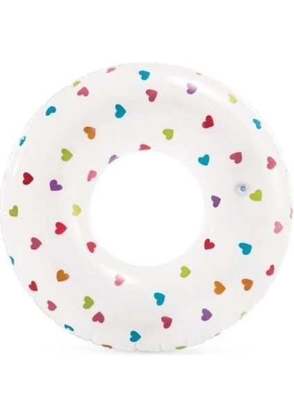 Desenli Simit 81 cm 8 Yaş Beyaz, Eğlenceli ve Şık Tasarım