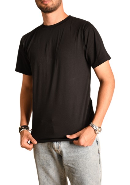 Erkek Sıfır Yaka Regular Fit Kısa Kol Tişört BGL-ST04713 fiyatları