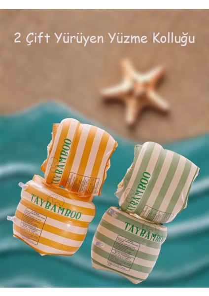 Çocuklar ve Yetişkinler Için Çok Renkli Yüzme Kollukleri, Güvenli ve Eğlenceli Yüzme Deneyimi