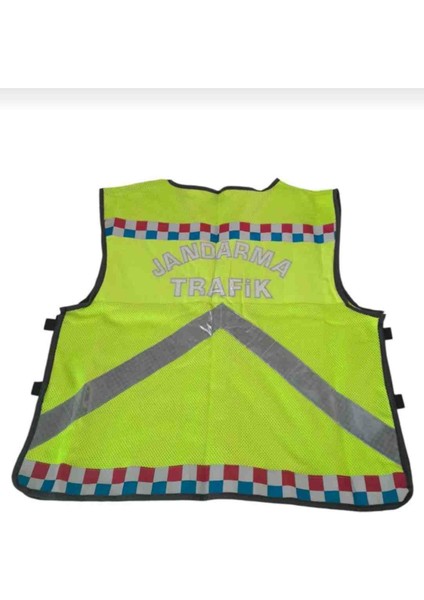 Jandarma Trafik Yeleği Yeni Model(Fileli)-Trafik Yelek-Fosforlu Yelek- Askeri Malzeme fiyatları