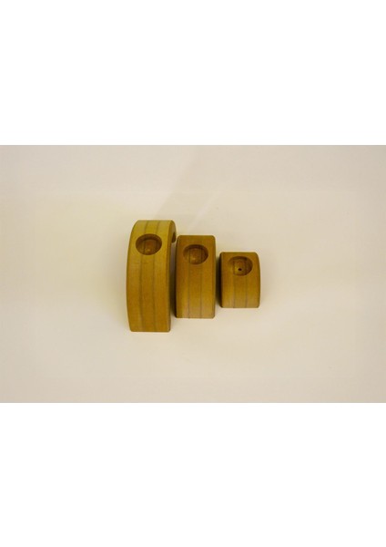 El Işçiliği Kahverengi Mumluk, Şamdan, Boyamaya Uygun, Şık Dekorasyon Parçası fiyatları