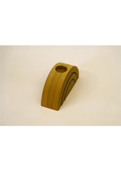 El Işçiliği Kahverengi Mumluk, Şamdan, Boyamaya Uygun, Şık Dekorasyon Parçası modelleri