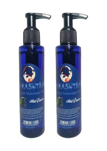 Erkeklere Kadınlara Özel Nane Aromalı Vücut Masaj Yağı Mint Flavored Massage Oil 2 x 125 ml fiyatları
