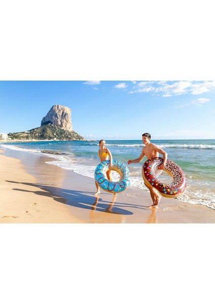 107CM Renkli Donut Deniz ve Havuz Simidi, Keyifli Yaz Aktiviteleri Için Ideal modelleri