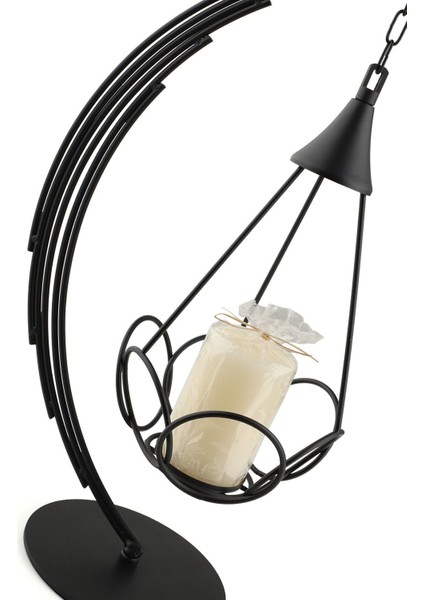 Şık Siyah Mumluk, Evinize Zarif Dokunuş Katın modelleri