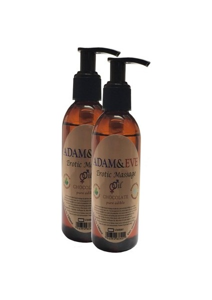Hintohu Erkeklere Kadınlara Özel Çikolata Aromalı Masaj Yağı Pure Edible Chocolate Flavor Massage Oil 125 ml 2 Adet