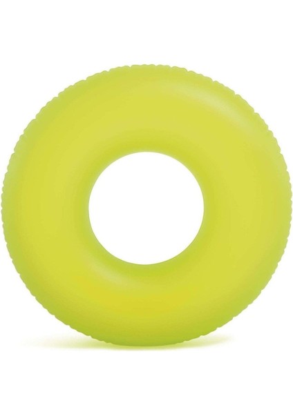 Neon Sarı Renkli 91 cm Simit, Şık ve Canlı Tasarım